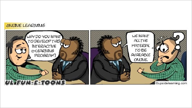 Visuals of best online learning design practices used to strengthen engagement, usability, and measurable training results.