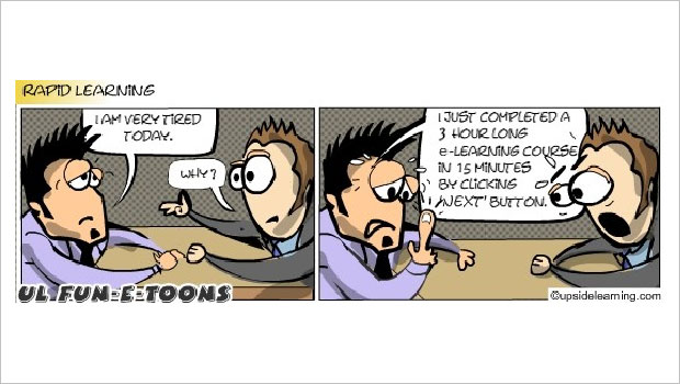 Banner showing rapid learning approaches that support faster training creation and stronger outcomes for workplace learning.