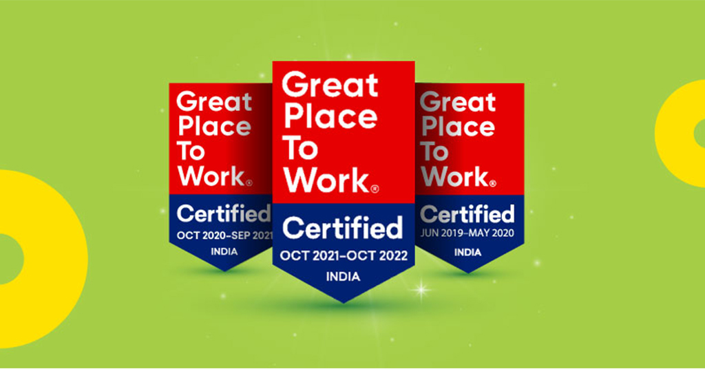 Great Place to Work Certified, for the Third Time