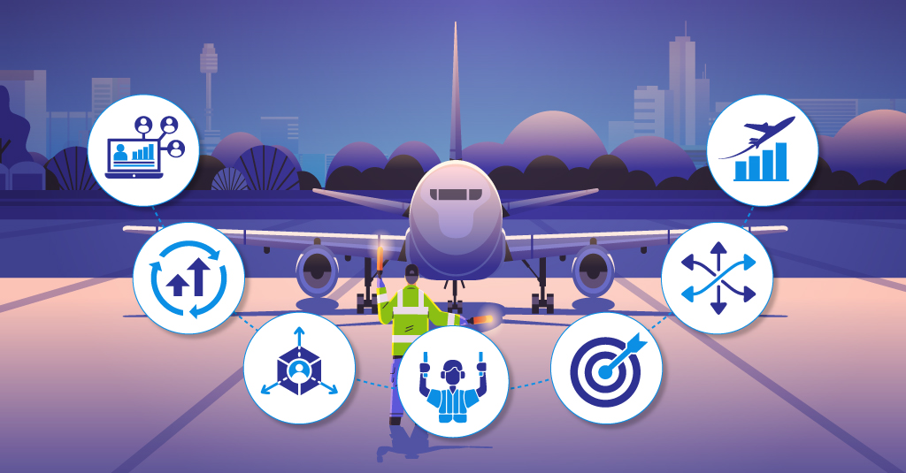 Banner showcasing strategic workforce development through aviation eLearning solutions