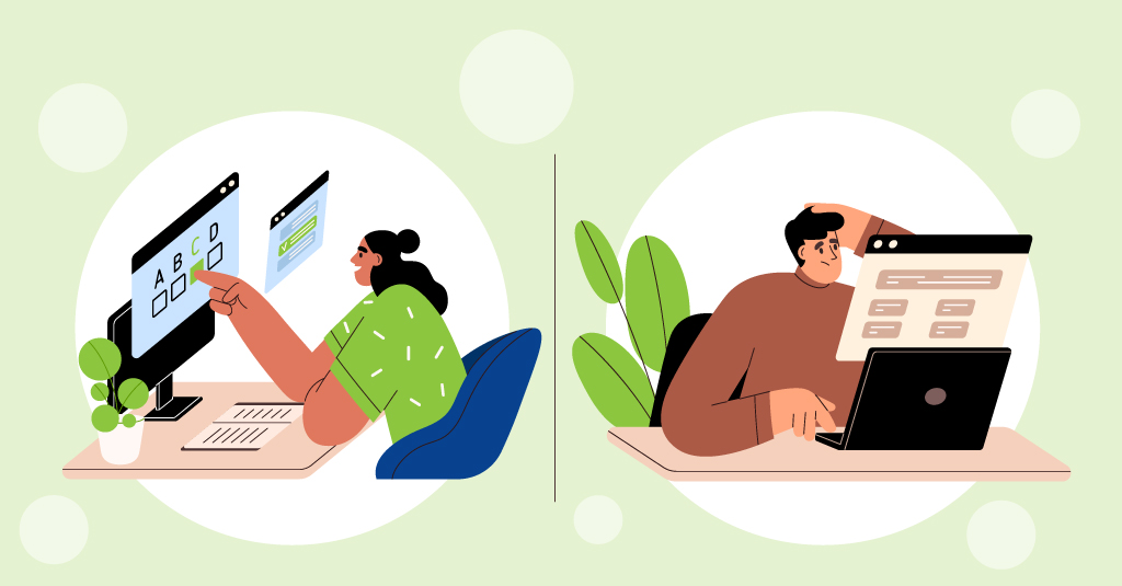 Team learning with interactive custom eLearning courses versus standard off-the-shelf eLearning modules.