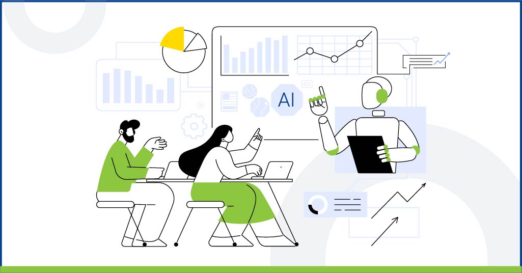 Visual showing an enterprise learning dashboard where AI personalizes training content in real time.