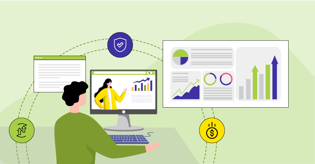 Banner of Custom eLearning solutions for enterprise training that improve performance, compliance, and maximize training ROI.