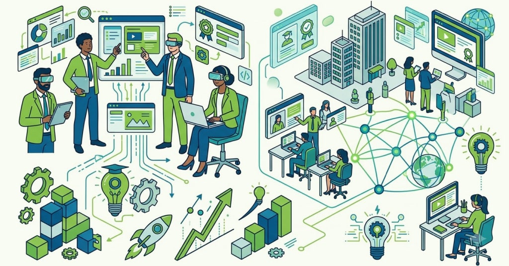 Eight areas covered by eLearning development services