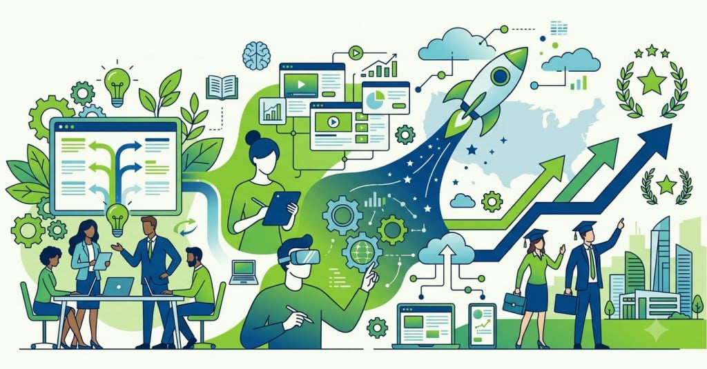 Comparison chart of top instructional design companies in the USA for 2026