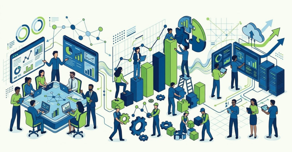 Three-level data literacy training framework by role and responsibility